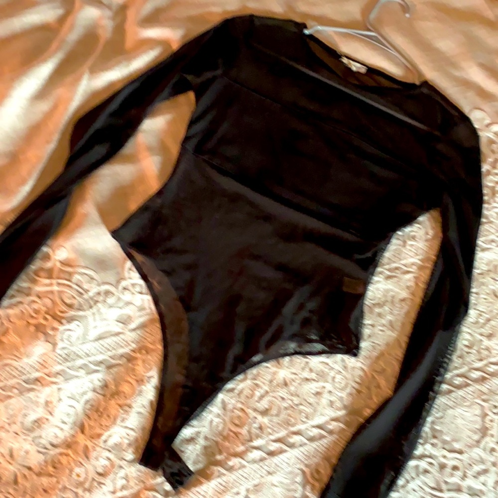 Wet Seal Black Bodysuit